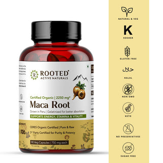 Peruvian Maca Root capsules for Energy, Hormonal Balance & Vitality
