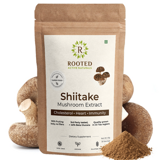 Shiitake Mushroom Extract Powder for Immunity, Heart Health & Antioxidant Support