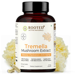 Tremella Mushroom Extract Capsules for Skin Hydration, Glow & Cellular Repair