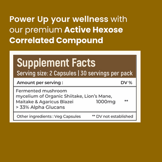 Active Hexose Correlated Compound Capsule for Advanced Immunity & Liver Support