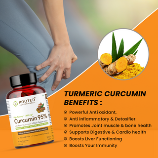 Turmeric Curcumin with Reishi Mushroom - Anti-Inflammatory & Immunity Support