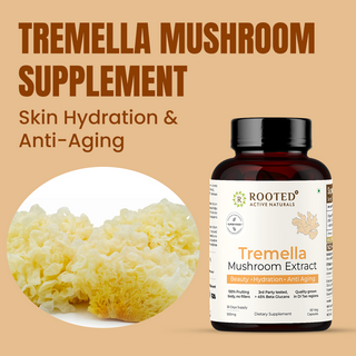 Tremella Mushroom Extract Capsules for Skin Hydration, Glow & Cellular Repair