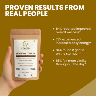 7 Mushroom Complex Powder for Heart, Liver, Gut, Energy & Immunity