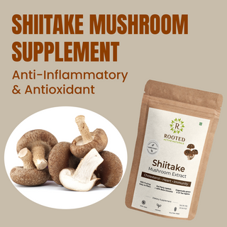 Shiitake Mushroom Extract Powder for Immunity, Heart Health & Antioxidant Support