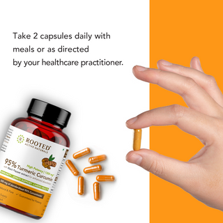 Turmeric Curcumin 95% with Black pepper extract (500 mg  Capsules)