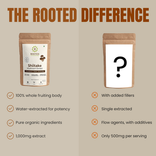 Shiitake Mushroom Extract Powder for Immunity, Heart Health & Antioxidant Support