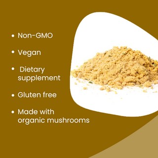 7 Mushroom Complex Powder for Heart, Liver, Gut, Energy & Immunity