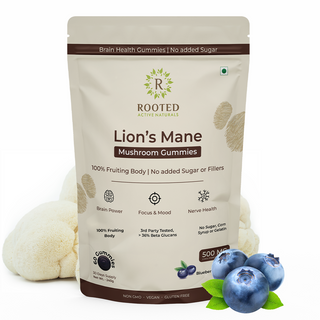 Lion’s Mane Mushroom Gummies Sugar-Free Brain Boost for Focus, Memory & Clarity