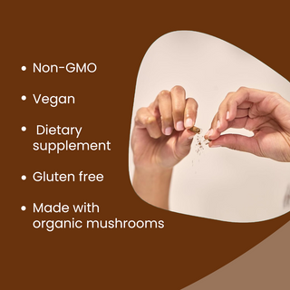 Siberian Chaga Mushroom Capsules for Immunity, Antioxidant Support & Daily Vitality