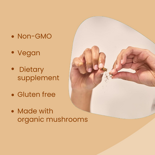 Tremella Mushroom Extract Capsules for Skin Hydration, Glow & Cellular Repair