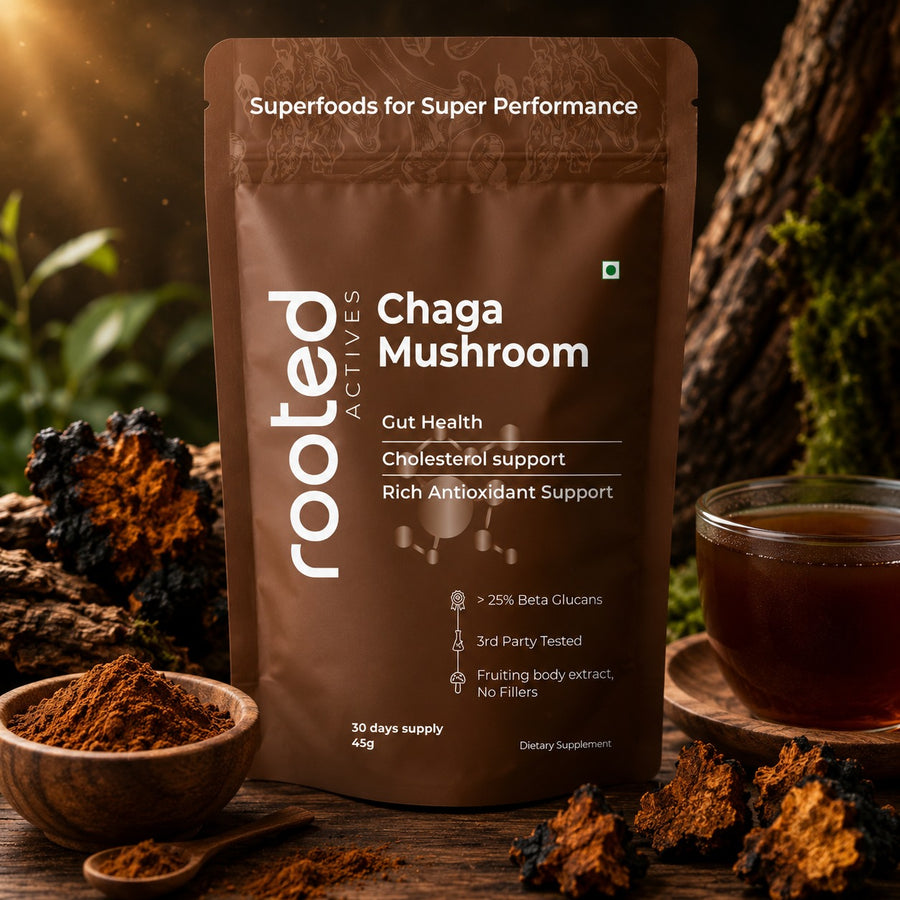 Rooted Actives Chaga Mushroom Powder