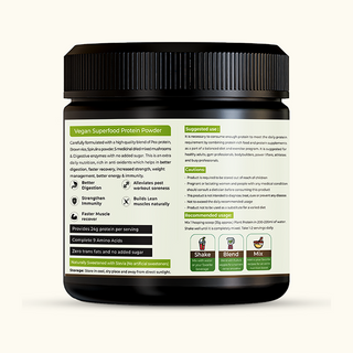 Plant Protein (Sweetened with natural Stevia, No Artificial sweeteners)