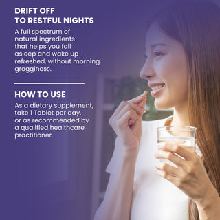 Rooted Sleep Better – Triple Action Time Release – for Deep, Restful Sleep - 60 tablets