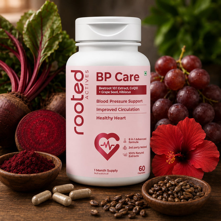 Rooted Actives BP Care – Beetroot & CoQ10 Formula