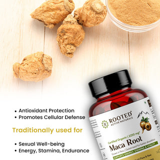 Peruvian Maca Root capsules for Energy, Hormonal Balance & Vitality