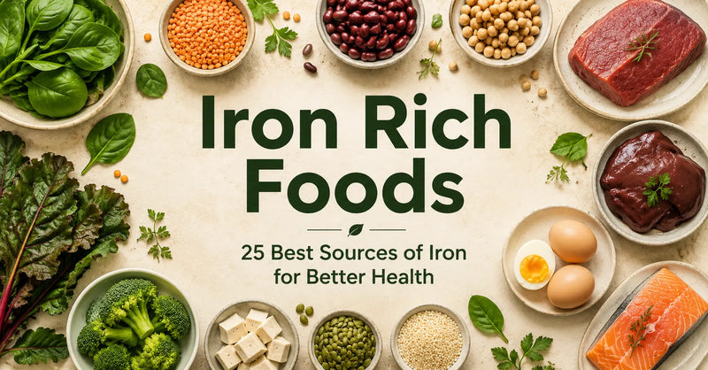 Iron Rich Foods: 25 Best Sources of Iron for Better Health