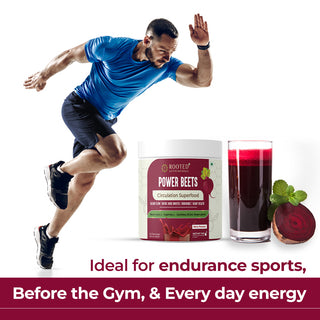 Power Beets – Beet Root Powder with L-Arginine, L-Carnitine, BCAA & Resveratrol | Instant Drink Mix