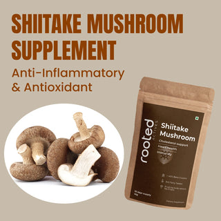 shiitake mushroom powder antioxidant