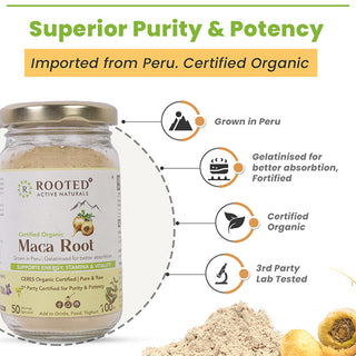 Certified Organic – Peruvian Raw Maca Root Powder