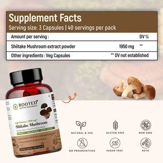 USDA Organic Shiitake Mushroom Extract Capsule