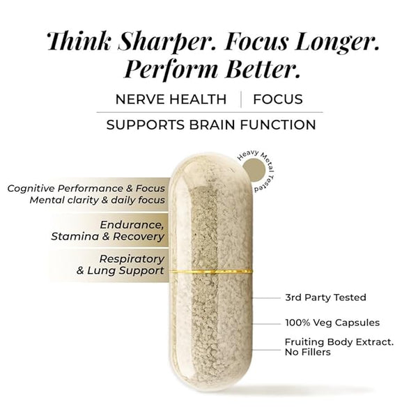 Rooted Actives Lion's Mane Mushroom Capsule