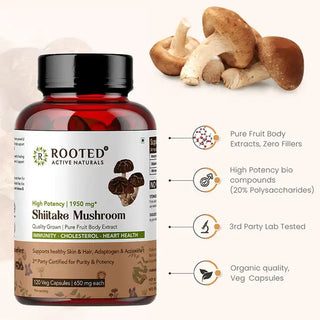 USDA Organic Shiitake Mushroom Extract Capsule