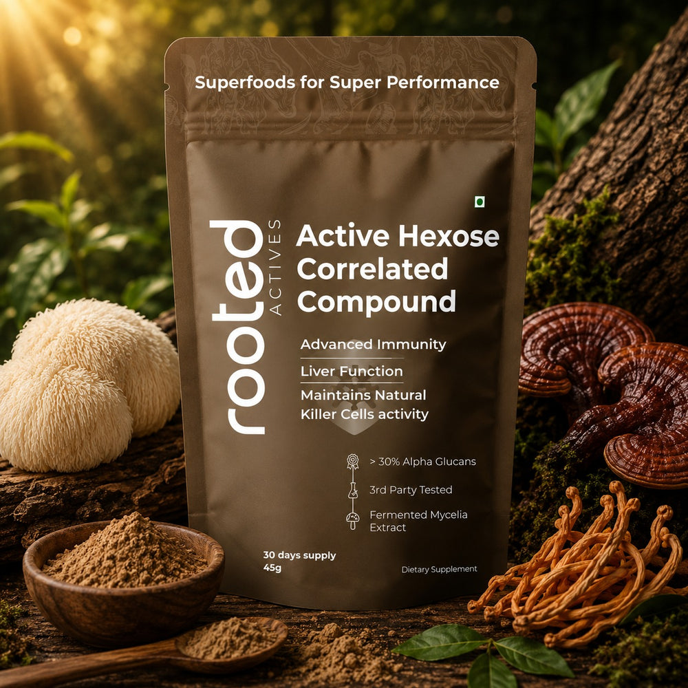 Rooted Actives Active Hexose Correlated Compound (AHCC) Mushroom Extract Powder