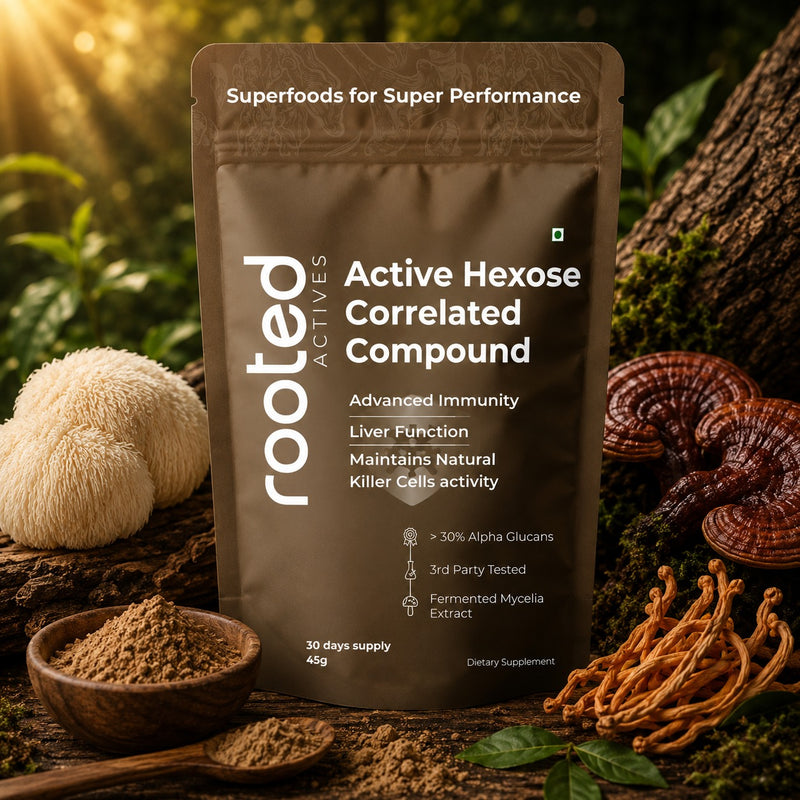 Rooted Actives Active Hexose Correlated Compound (AHCC) Mushroom Extract Powder