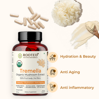 USDA Organic Tremella Mushroom Extract Capsules