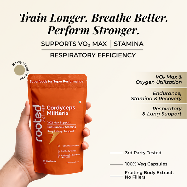 Rooted Actives Organic Cordyceps Militaris Extract Powder