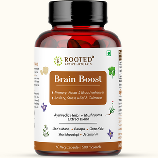 Brain Boost - Mushrooms & Ayurvedic Herbs Blend