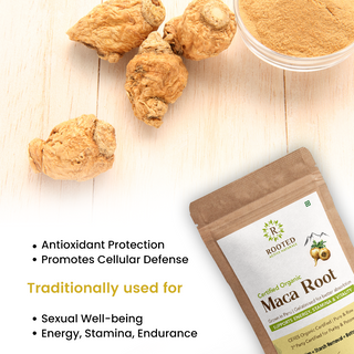Peruvian Maca Root Powder for Hormonal Balance & Energy Support with 100% Pure Peruvian Maca