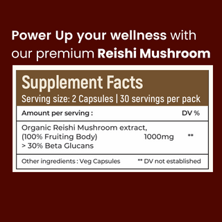 Rooted Reishi Mushroom Capsules for Calm, Clarity & Immunity
