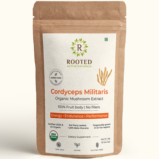 USDA Organic Cordyceps Militaris Extract Powder (7.5 Cordycepin)