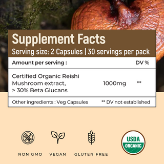 Reishi Mushroom Extract Capsule
