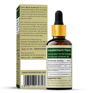 Lions Mane Mushroom Liquid Extract