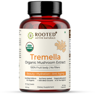 USDA Organic Tremella Mushroom Extract Capsules