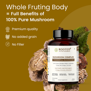 7 Mushroom Complex for Brain, Gut, Immunity & Energy