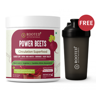 Rooted Power Beets – Daily Beetroot Drink for Energy, Blood Flow & Heart Health