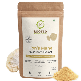 Organic Lion’s Mane Mushroom Powder for Focus, Memory & Brain Health
