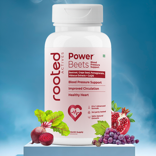 Power Beets BP Support – Beetroot & CoQ10 Formula for Balanced Blood Pressure