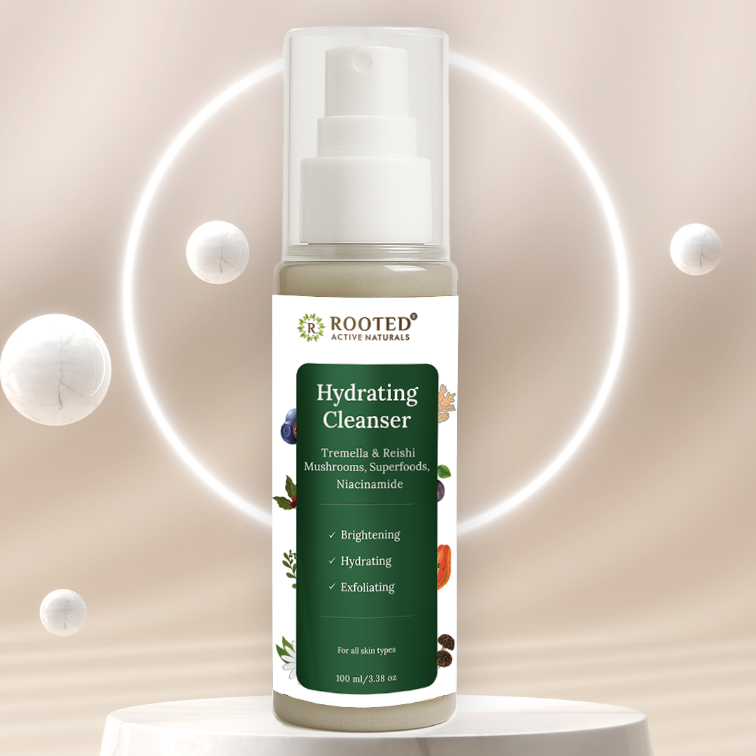 🎁 Hydrating Cleanser with Mushrooms superfoods for Soft, Glowing Skin