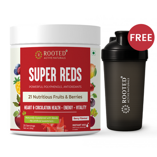 Super Reds – 21 Fruits & Berries in One Scoop for Antioxidants, Heart Health & Detox