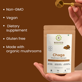 Siberian Chaga Powder for Immunity, Antioxidant Support & Daily Vitality