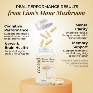 Lions Mane Mushroom Capsules