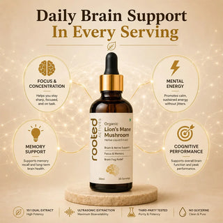 Lions Mane Mushroom Liquid for brain