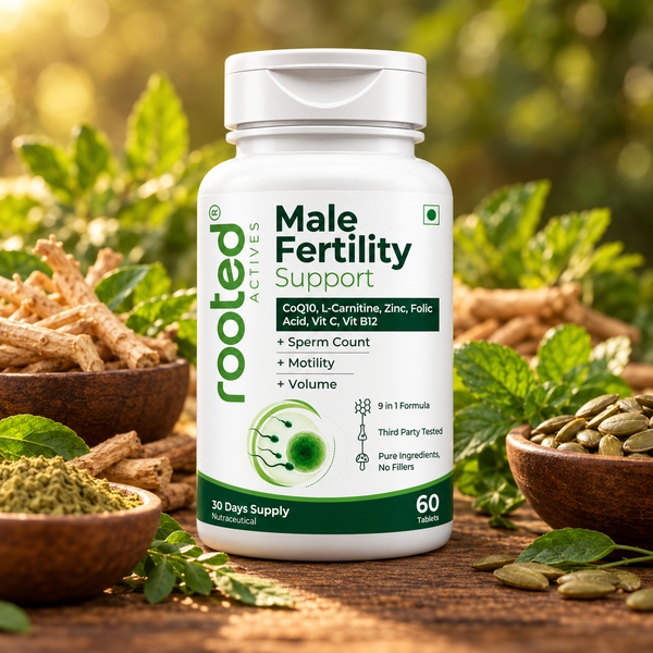 Rooted Actives Male Fertility Support Tablet