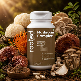 Rooted Actives Organic 7-Mushroom Complex Capsule