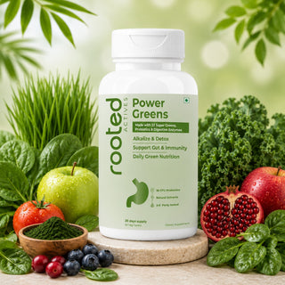 Rooted Actives Power Greens Tablets