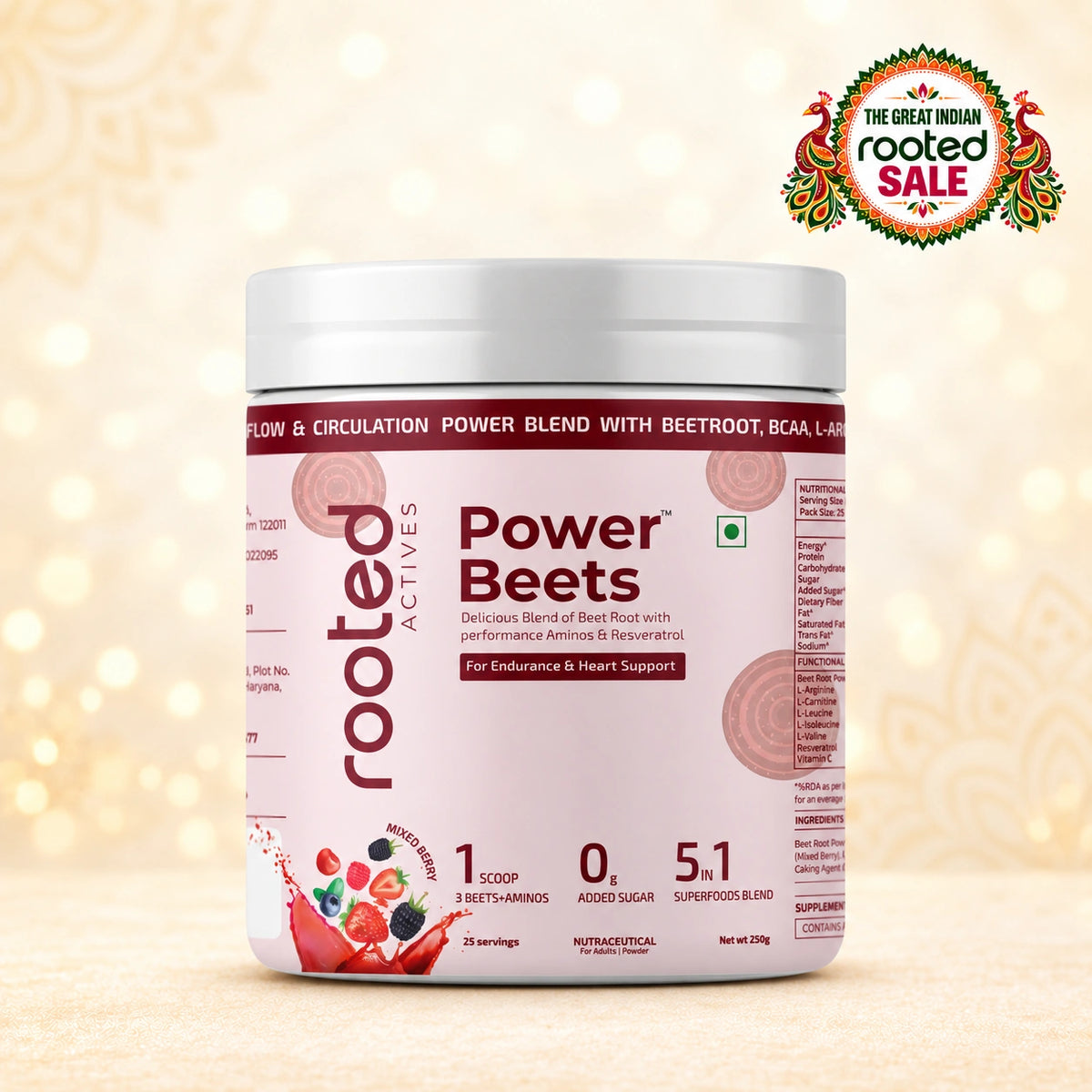 Power beets powder mis berry